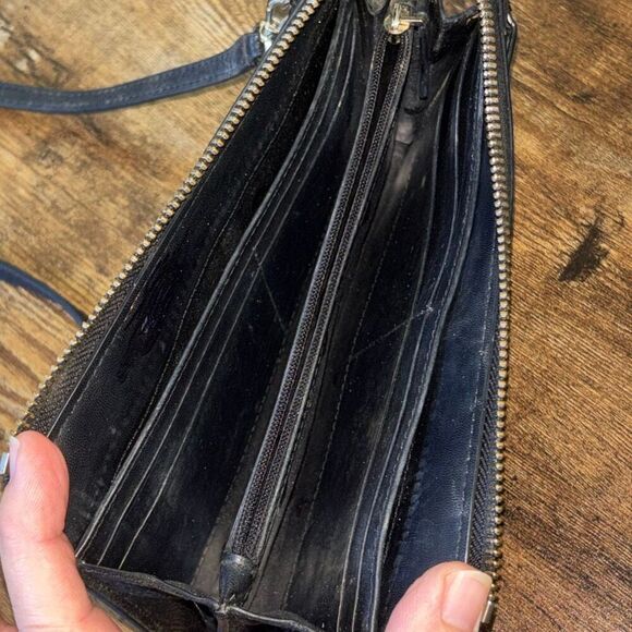 Kate Spade Laurel Way Winnie Crossbody Clutch Wallet Organizer Purse Bag Black - Picture 5 of 8